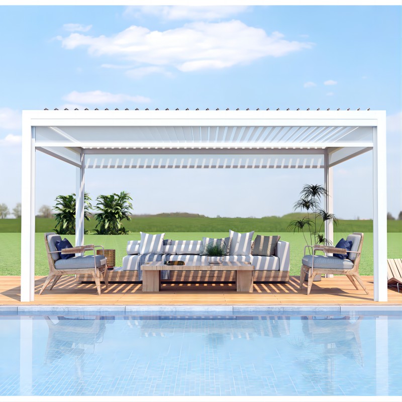 easy install waterproof aluminum pergola